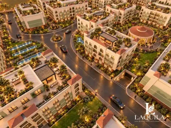 شقة للبيع بمساحة 109 متر في كمبوند لاكويلا – حدائق اكتوبر، مصر – صورة 2